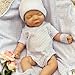 OtardDolls Silicone Baby Doll 10 Inch Full Body Soft Silicone Reborn Baby Handmade Reborn Baby Doll Mini Realistic Newborn Baby Dolls for Kids - Image 2