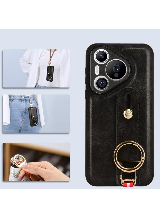 S-TOP Case For Huawei Pura 70 5G Wristband Leather Back Phone Case - Image 3