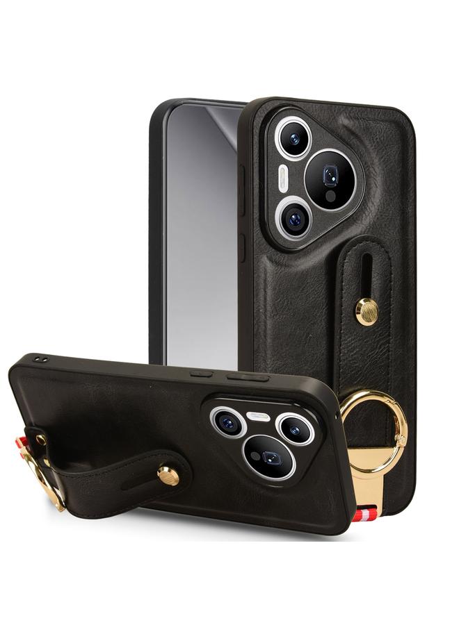 S-TOP Case For Huawei Pura 70 5G Wristband Leather Back Phone Case - Image 1