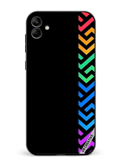 Protective Case Cover For Samsung Galaxy A04 Abstract Design Multicolour