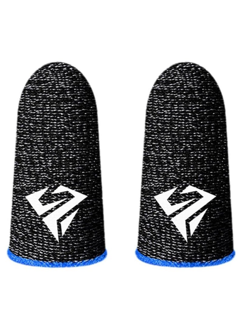 1 Pair for Pubg Mobile Games Gaming Finger Sleeve Breathable Fingertips Sweatproof Fingertip for Mobile Cove Slip