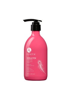 L LUSETA Luseta Keratin Shampoo for Dry Damaged Hair, Smoothing & Nourishing for Color Treated Hair 16.9 Oz 