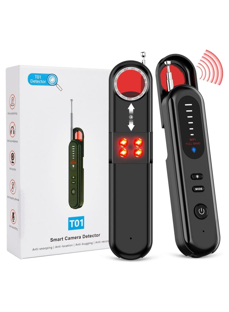 LAESO Hidden Camera Detector Portable Bug Signal Scanner GPS Finder Infrared Listening Device Detector for Home Office Travel Car Security - Image 1