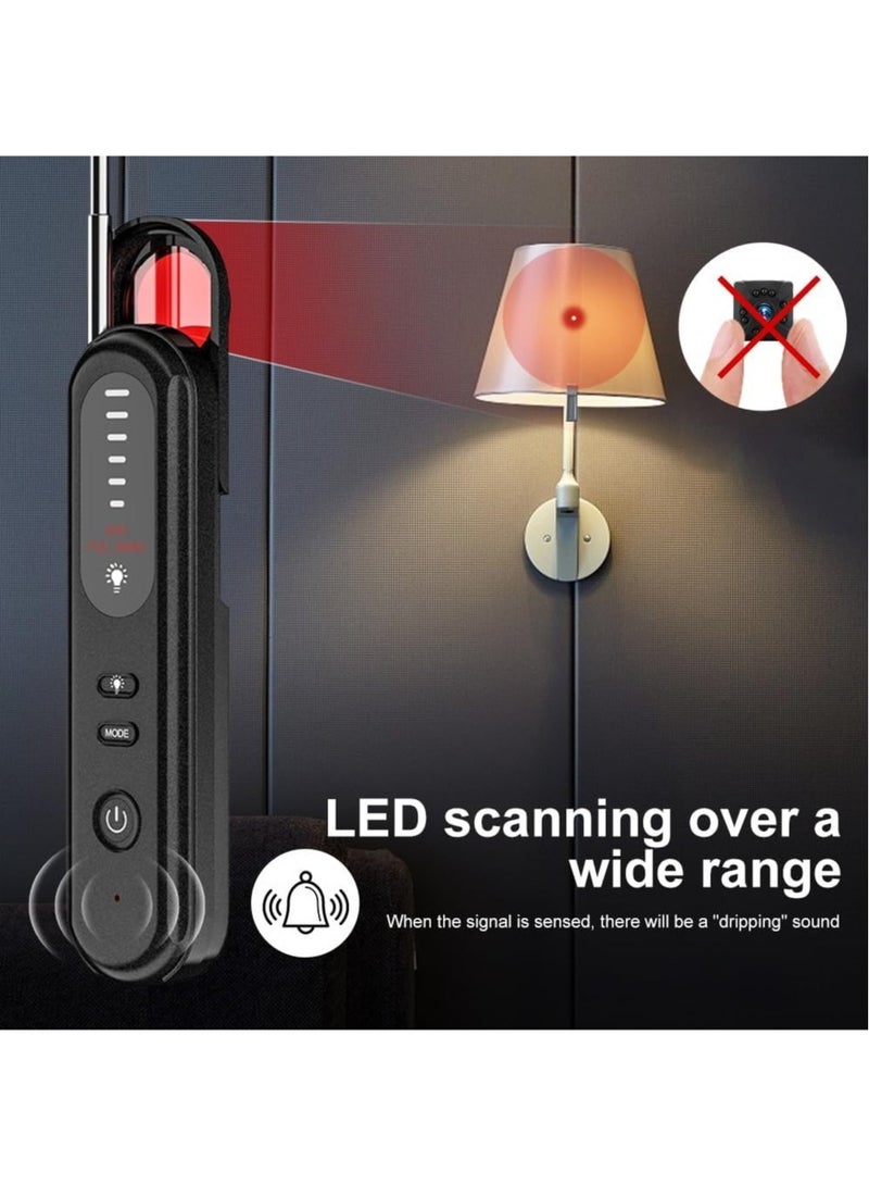 LAESO Hidden Camera Detector Portable Bug Signal Scanner GPS Finder Infrared Listening Device Detector for Home Office Travel Car Security - Image 5