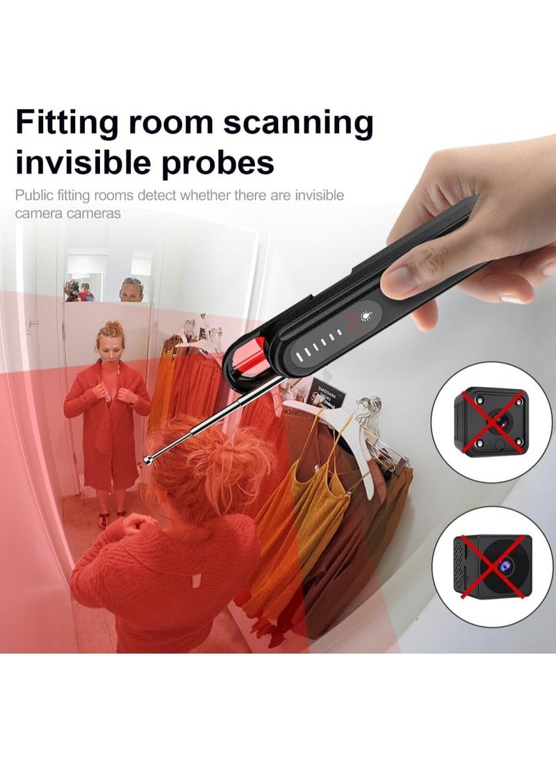 LAESO Hidden Camera Detector Portable Bug Signal Scanner GPS Finder Infrared Listening Device Detector for Home Office Travel Car Security - Image 4