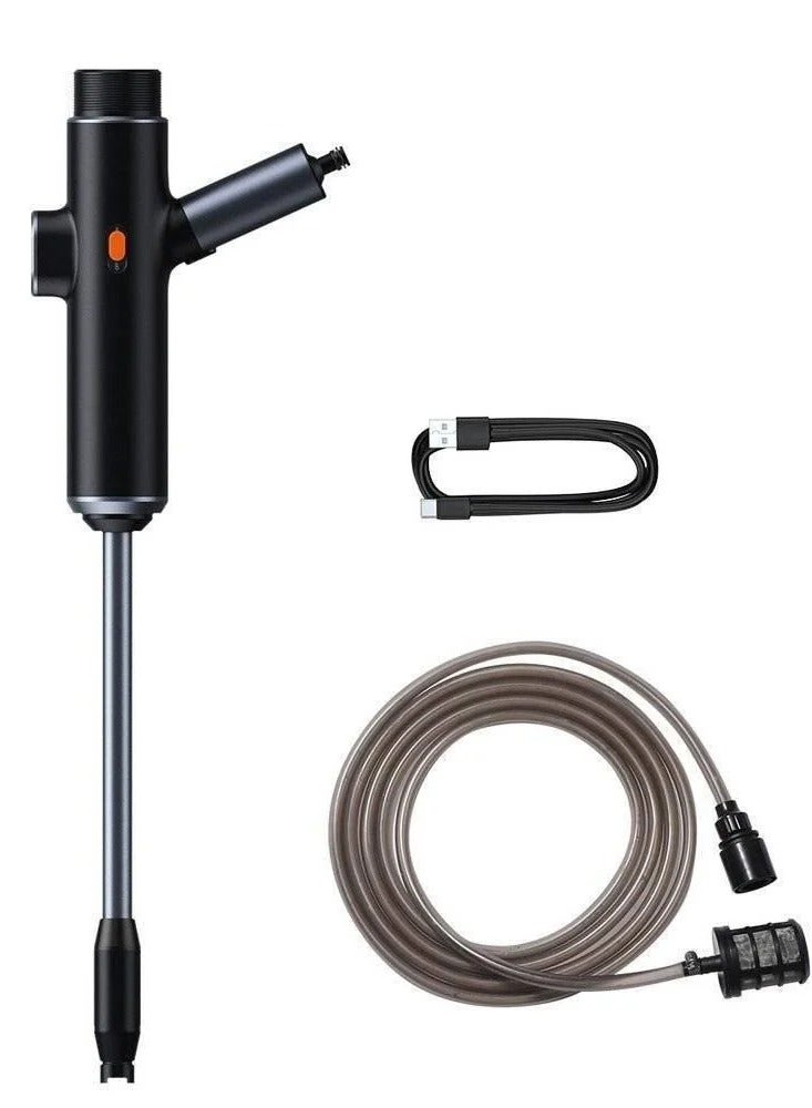 Baseus Portable Electric Dual Power Cordless Pressure Washers with 3.5m Water Pipe for Car Wash Cleaning/Fences/Patios/Garden  - Image 1
