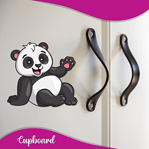 Bhai Please Panda Wooden Fridge Magnet (Pack of 1) | Animal, Jungle Forest, Cute Theme | Gift for Birthday, Return Gift - Image 2
