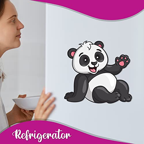 Bhai Please Panda Wooden Fridge Magnet (Pack of 1) | Animal, Jungle Forest, Cute Theme | Gift for Birthday, Return Gift - Image 4