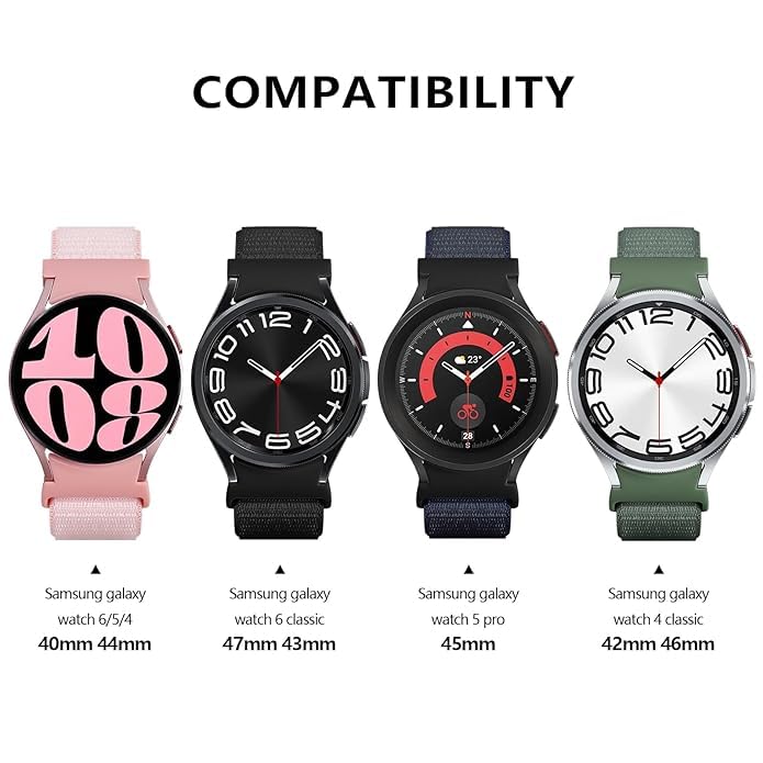Meyaar No Gaps Heavy Metal Stainless Steel Bands Compatible with Samsung Galaxy Watch 6/5/4 Band 40mm/44mm Galaxy Watch 6/4 Classic Band 42/43/46/47mm Galaxy Watch 5 Pro 45mm Replacement Strap Women Men (Silver Steel Strap + Adjustable Tool) - Image 2