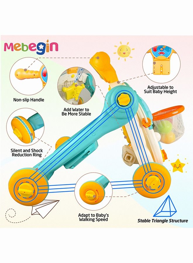 MEBEGIN Sit to Stand Baby Learning Walker Toys with Wheels and Kick and Play Piano Gym Mat Early Educational Toy Gift for Boys Girls  - Image 5