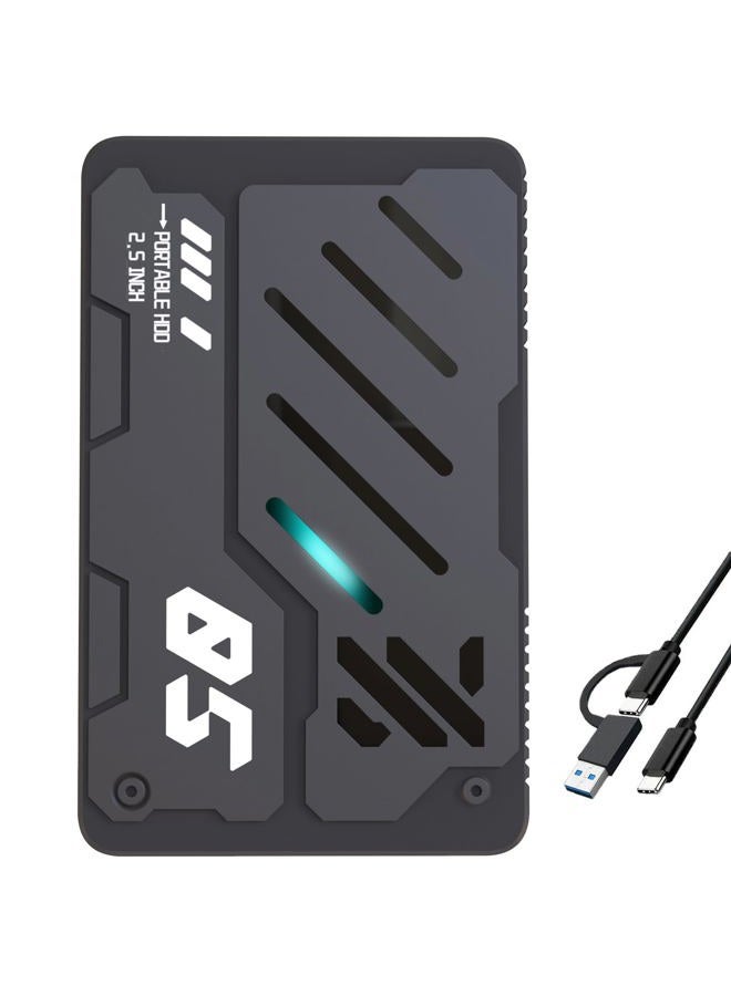 Tianken قرص صلب خارجي محمول فائق النحافة USB 3.1 نوع C سعة تخزين لجهاز الكمبيوتر، اللابتوب، ماك، إكس بوكس ون، PS4، PS5 (1TB) - Image 1