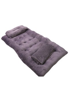 SMART HOME 4 in 1 guest package consists of a mattress, a light blanket, a pillow and an elegant bag. A soft velvet package made of high-quality materials, a single-person natural cotton mattress measuring 180*90*15cm.  - Image 3