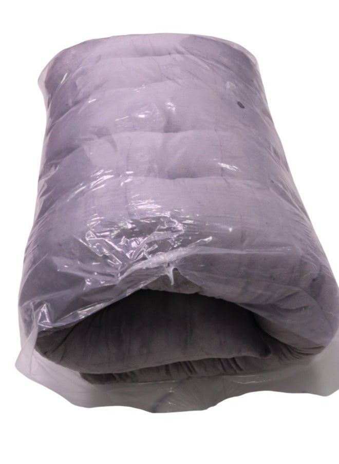 SMART HOME - 4 in 1 guest package consists of a mattress, a light blanket, a pillow and an elegant bag. A soft velvet package made of high-quality materials, a single-person natural cotton mattress measuring 180*90*15cm. - Image 1