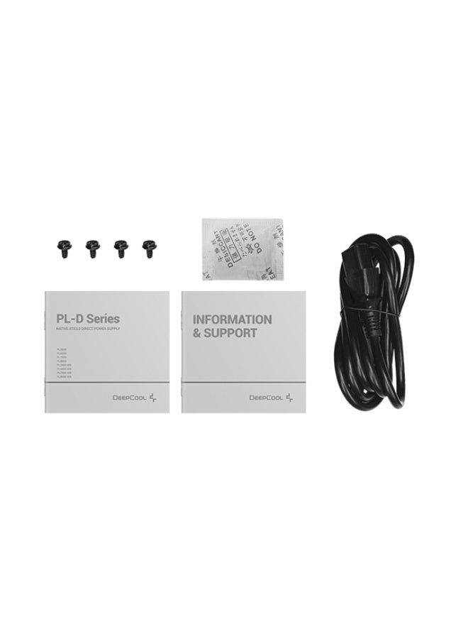 DEEPCOOL PL650D V2 – 650W ATX 3.1 Power Supply, 80 Plus Bronze, Native PCIe 5.0 12 VHPWR, Silent 120 mm Hydro-Bearing Fan, Dual EPS, Active PFC, Mid-Range PSU - Black - Image 5