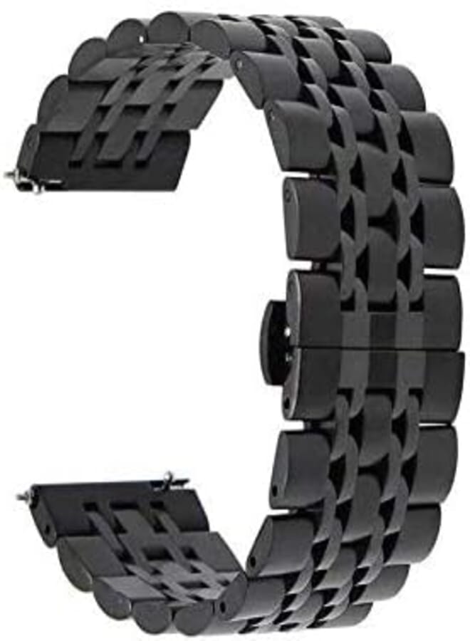 OR Stainless Steel Watch Band for Samsung Gear S3 Wrist Strap Bracelet-Black