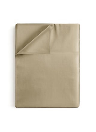 Full 400 Thread Count 100% Cotton Flat Sheet - Comfortable  Cooling & Breathable Cotton - Top Flat Sheet Only - Luxury Hotel Quality Bedding - Extra Soft and Comfy - Easy Care  Wrinkle Free - Beige - pzsku/Z8CFD6AE305F26A8F7B71Z/45/1749651255/95841da0-5889-4f94-a9e9-de09d1fb6920