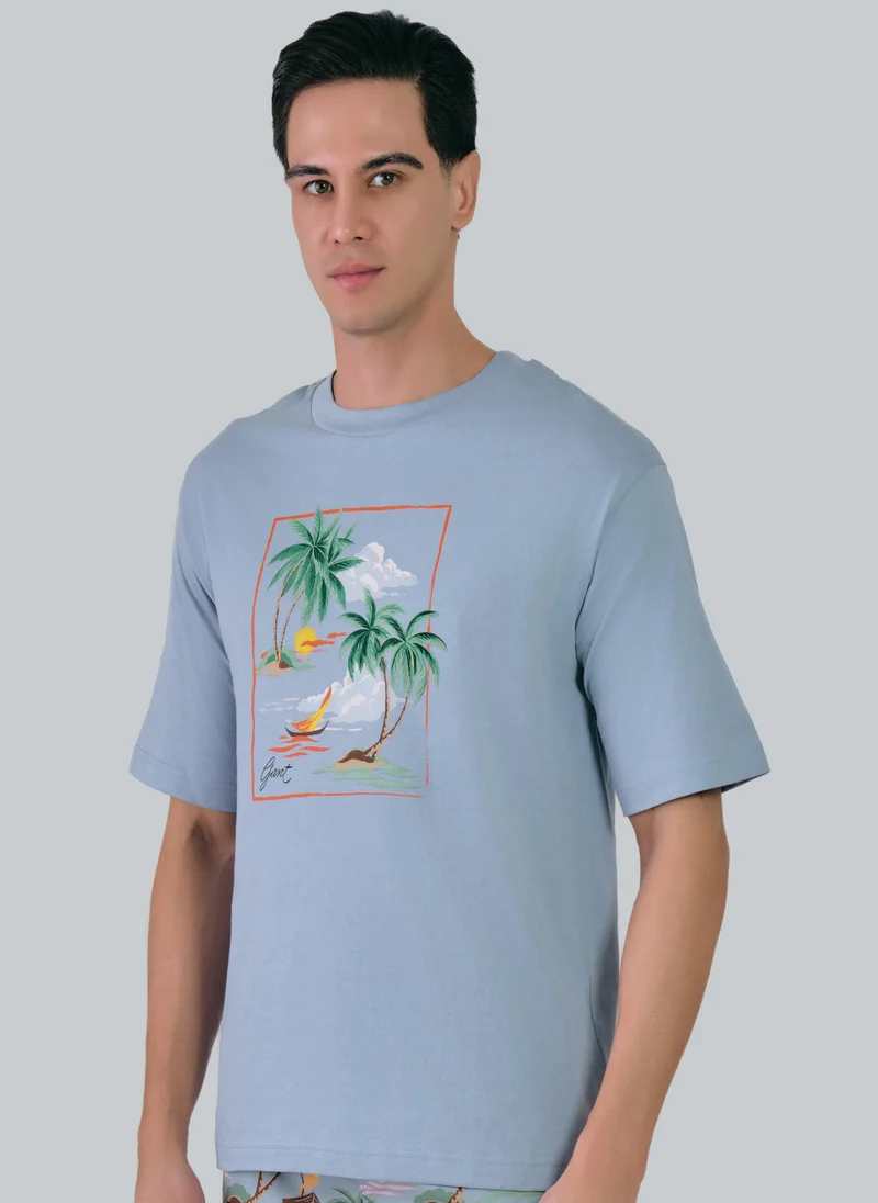 GANT Hawaiian Printed T-Shirt