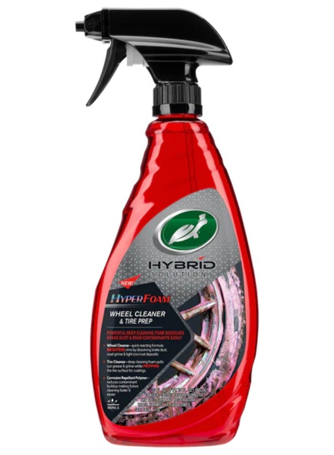 TurtleWax Hyper Foam Wheel Cleaner & Tire Prep 680ml - Image 1