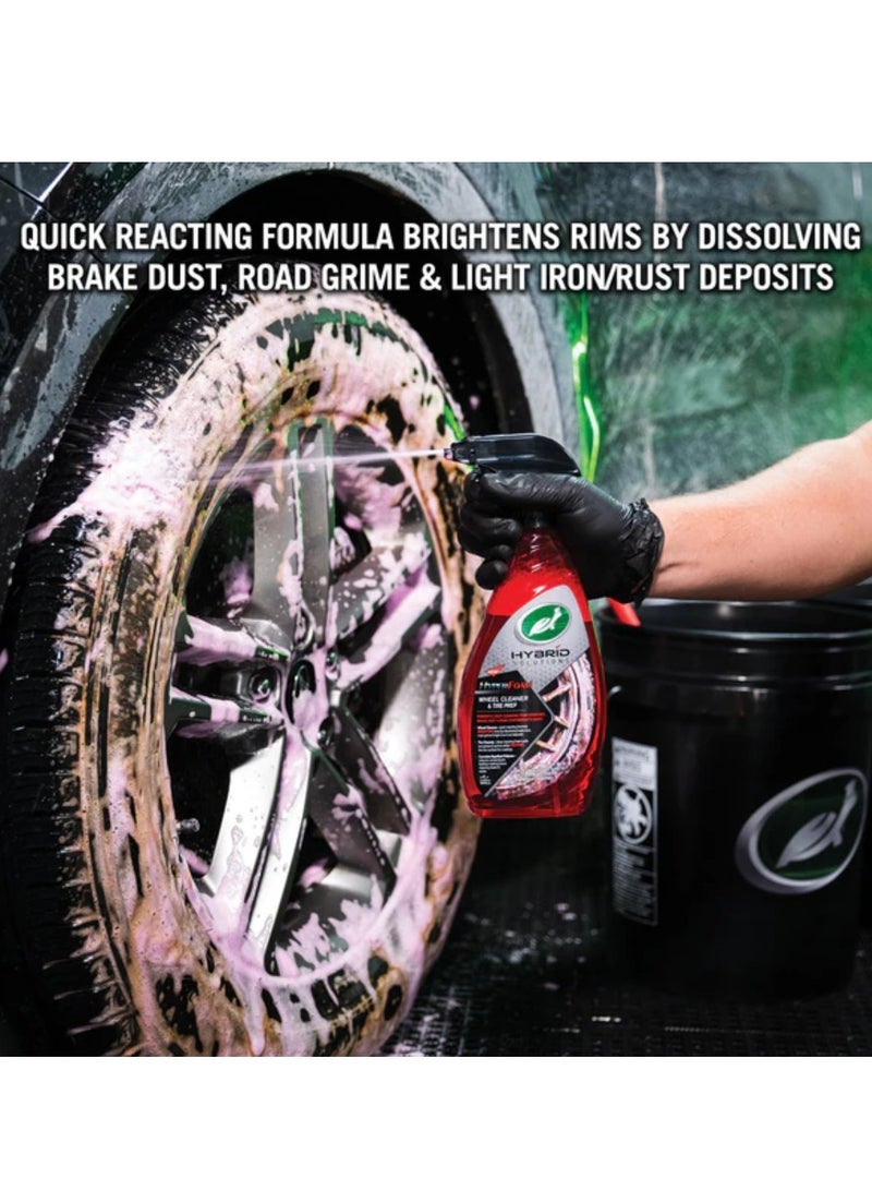 TurtleWax Hyper Foam Wheel Cleaner & Tire Prep 680ml - Image 3