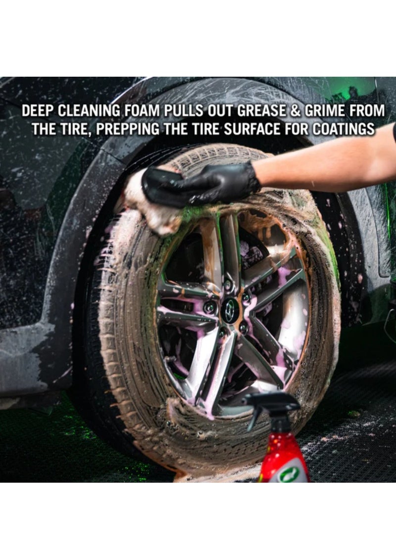 TurtleWax Hyper Foam Wheel Cleaner & Tire Prep 680ml - Image 4