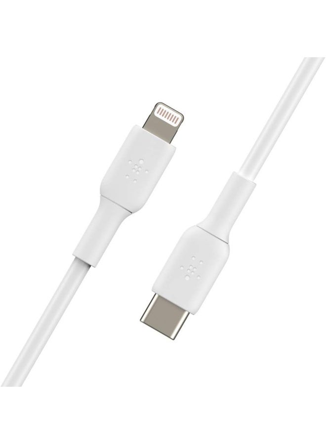 belkin كابل بيلكين 1 متر PVC Lightning إلى C أبيض - Image 3
