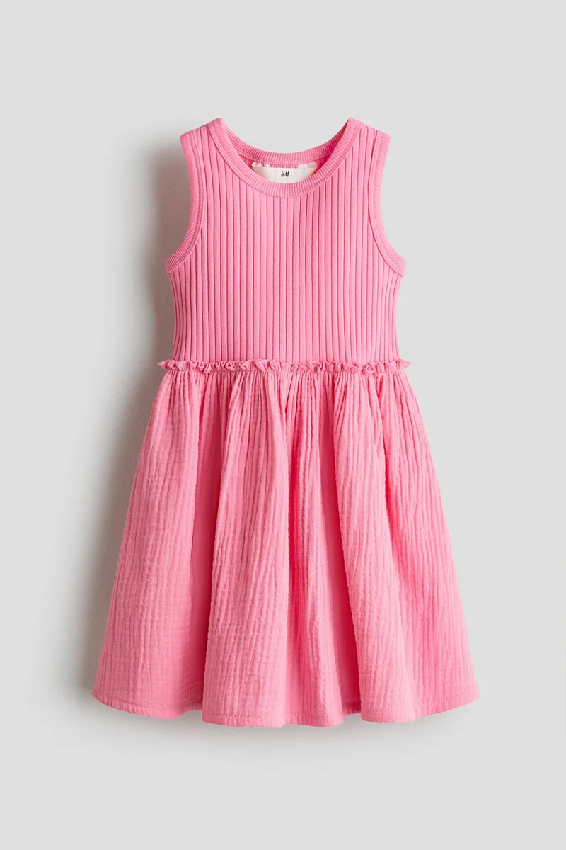 H&M Muslin-skirt dress