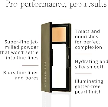 Studio 10 Studio10 Prime Perfect Refining Powder Silk Invisible Setting and Smoothing Powder for Mature Skin Blurs Lines and Pores Without Dryness Talc Free Shine Control for Soft Focus Natural Finish - Image 3