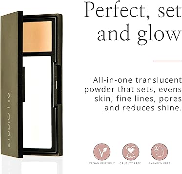 Studio 10 Studio10 Prime Perfect Refining Powder Silk Invisible Setting and Smoothing Powder for Mature Skin Blurs Lines and Pores Without Dryness Talc Free Shine Control for Soft Focus Natural Finish - Image 2