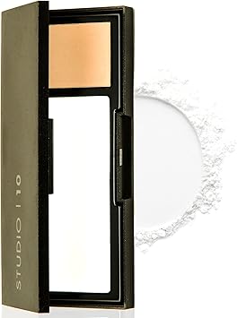 Studio 10 Studio10 Prime Perfect Refining Powder Silk Invisible Setting and Smoothing Powder for Mature Skin Blurs Lines and Pores Without Dryness Talc Free Shine Control for Soft Focus Natural Finish - Image 1