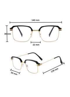 Urban Utility Blue Light Blocking Optical Eyeglasses - Stylish Oversized Frames, Clear Lens, Polarized. Top-rated Bluelight Protection for Reading, Work, & Screen Time. Vintage-Inspired, Lightweight Design.  - Image 4