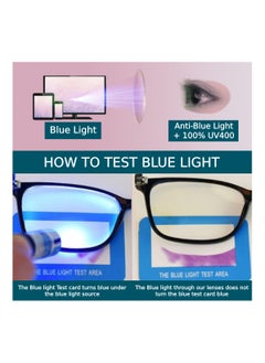 Urban Utility Blue Light Blocking Optical Eyeglasses - Stylish Oversized Frames, Clear Lens, Polarized. Top-rated Bluelight Protection for Reading, Work, & Screen Time. Vintage-Inspired, Lightweight Design.  - Image 5