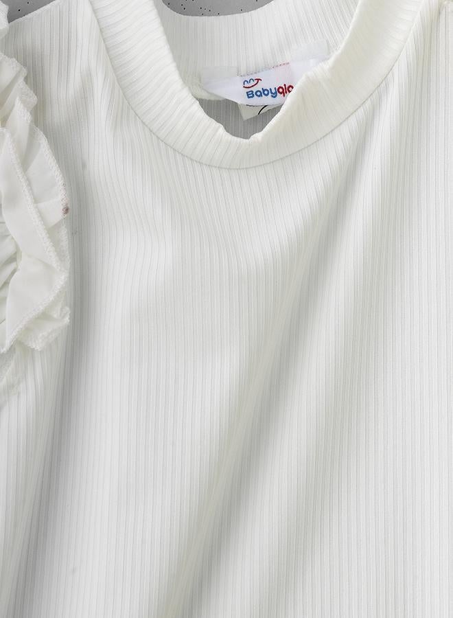 babyqlo Pearl Accent Short Two-Piece Outfit - Image 4