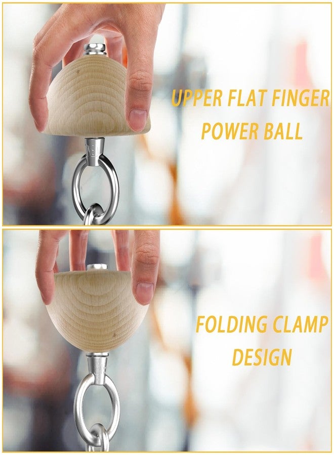 Lights Mountain Grip Strength Training Kit – Beech Wood Pinch Block & Half-Sphere Ball with Loading Pin – Hand, Finger, Forearm Workout Set for Climbing, Lifting, Fitness Training - Image 4