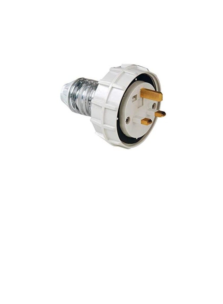 Clipsal Plug Top, Straight, 3 Flat Pin  - Image 1