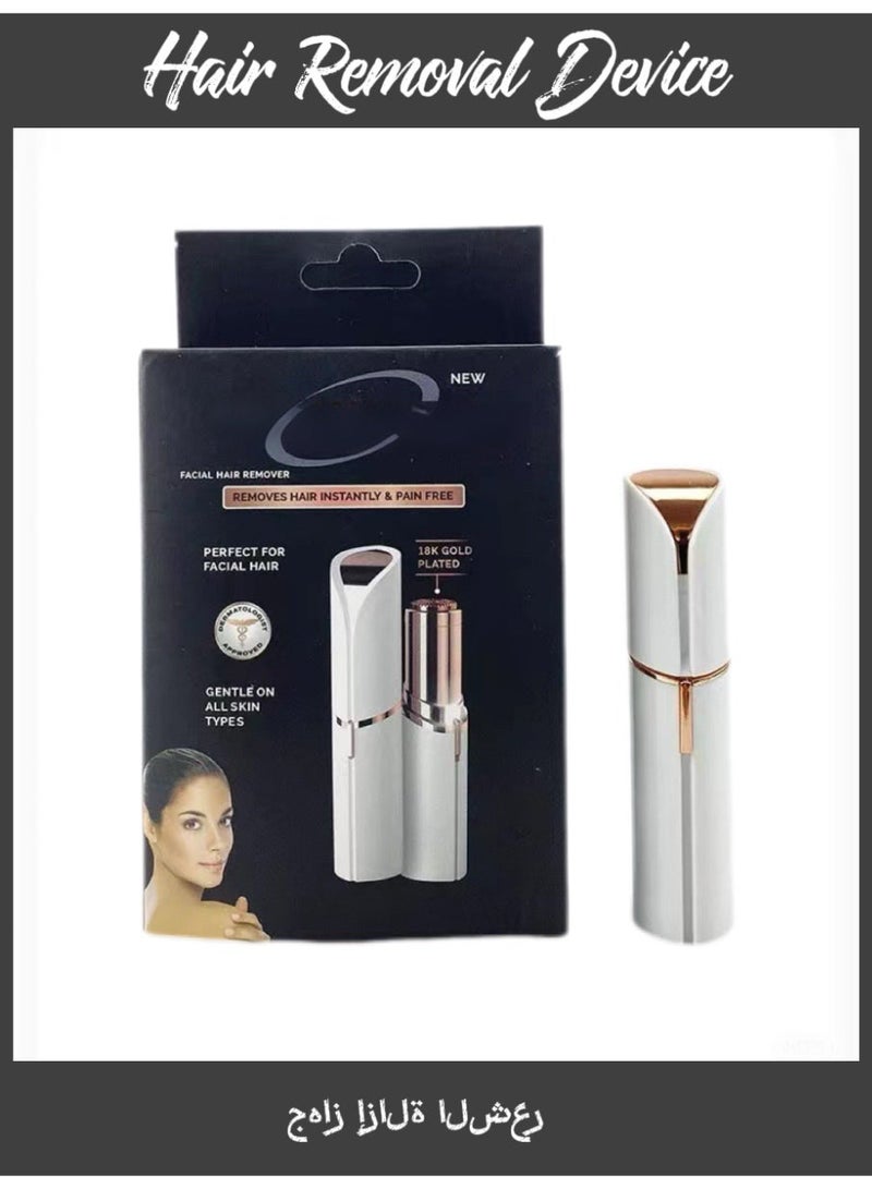 إزالة شعر الوجه للمرأة، جهاز إزالة الشعر بلا ألم، إزالة شعر الوجه للمرأة، أفضل حلاقة الوجه / مقطع / حلاقة كهربائية للذقن / الشفة العليا / الخوخ - Image 1