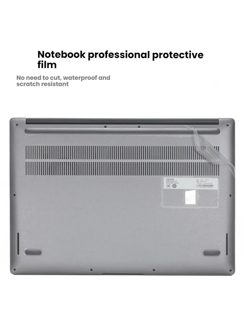 general Laptop Sticker Sleeve for HONOR MagicBook X16 2025 Battle Edition Laptop Scratch Resistant Stickers 3-Sided Laptop Film Laptop Film - Image 3