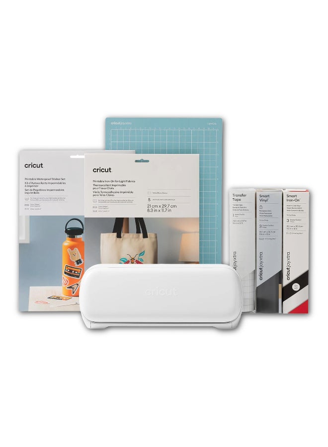 Cricut Joy Xtra Ultimate Starter Bundle - Smart Cutting Machine Compact DIY Craft Cutter with Tools & Materials - Gift for Mom - Image 2