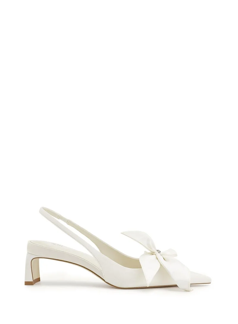 JW PEI Queena floral sling back pumps