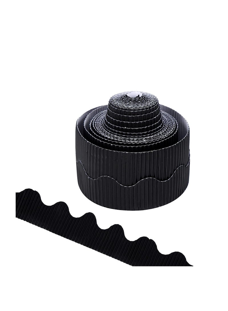 Sadaf Border Decorative Border Roll - Black 10cm x 7.5 - Image 1