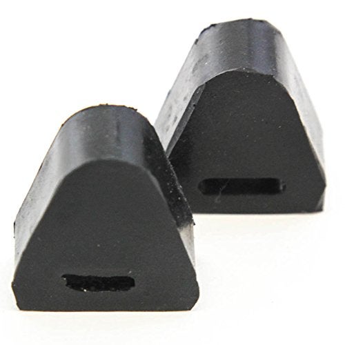 Red Hound Auto 2 Rubber Tailgate Bumpers Compatible with Silverado Sierra Right or Left Side Latch Cushion Stop - Image 1