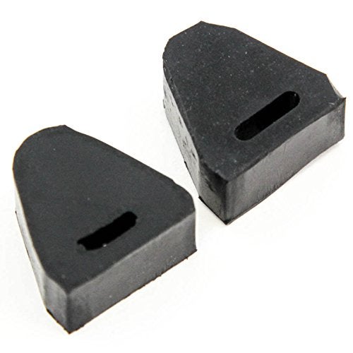 Red Hound Auto 2 Rubber Tailgate Bumpers Compatible with Silverado Sierra Right or Left Side Latch Cushion Stop - Image 2