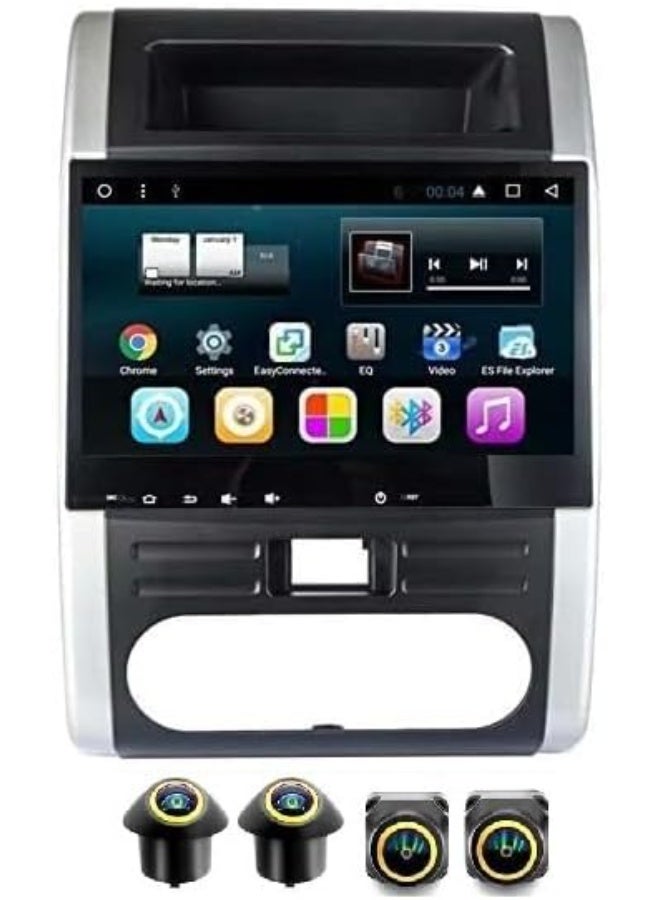 SHEZA STAR Android Car Stereo for Nissan X-Trail 2008-2013 4GB RAM 64GB ROM Support Carplay, M-Link Wi-Fi BT, Radio GPS, 10 Inch IPS.QLED, Screen with 360D Camera Included - Image 1