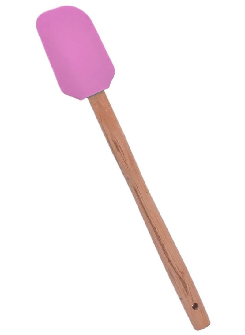 3-Piece Set Of Silicone Spoon With Wooden Handle  - Image 4