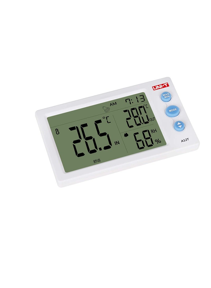Aromatek UNI-T A12T(CE) Portable Mini Temperature & Humidity Meter - Indoor/Outdoor - Image 1