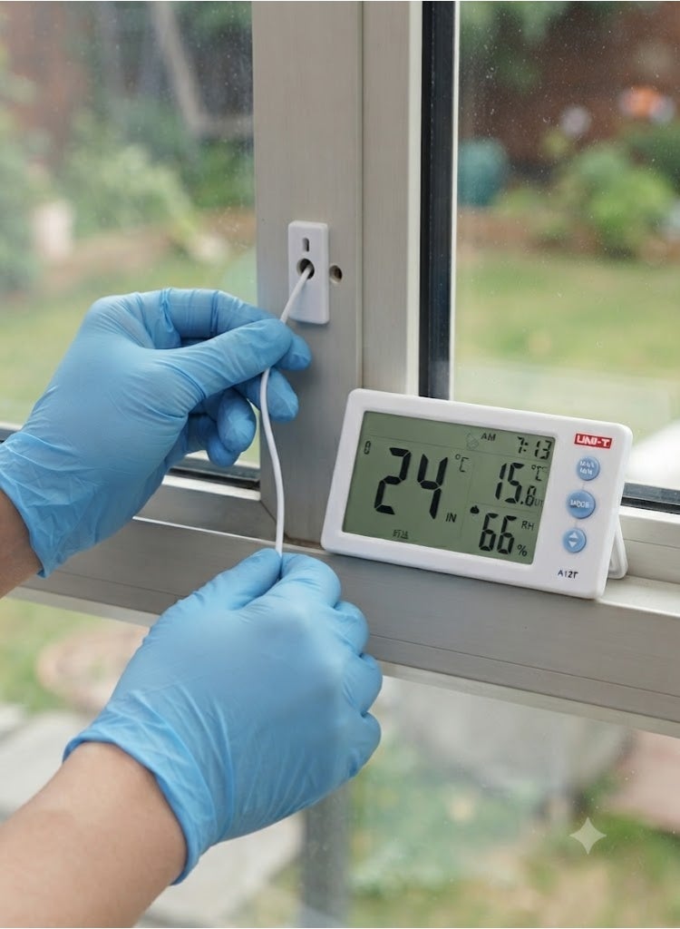Aromatek UNI-T A12T(CE) Portable Mini Temperature & Humidity Meter - Indoor/Outdoor - Image 3