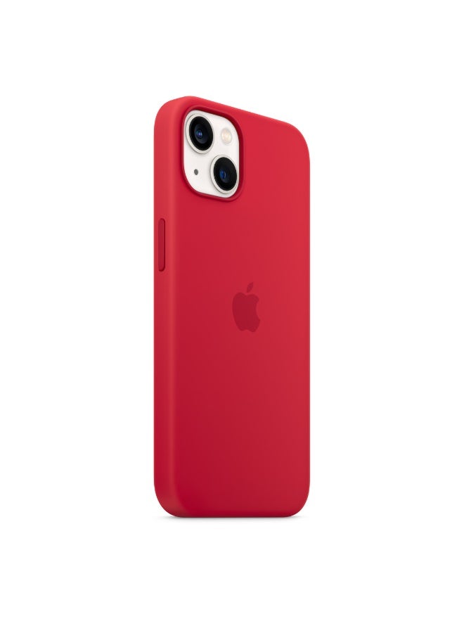 فريق ديلوكس غلاف سيليكون آيفون 13 ميني مع MagSafe (Red) - Image 2