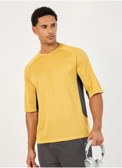 Styli Contrast Panel Ultra Lightweight Mesh Oversized Training T-Shirt  - Image 1