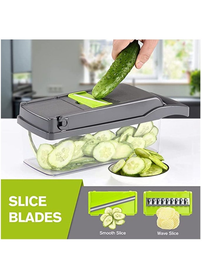 Generic - Vegetable Chopper Slicer Dicer with Storage Container - Image 1
