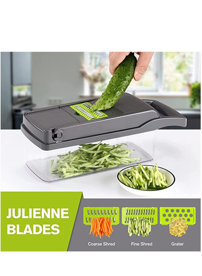 Generic - Vegetable Chopper Slicer Dicer with Storage Container - Image 1