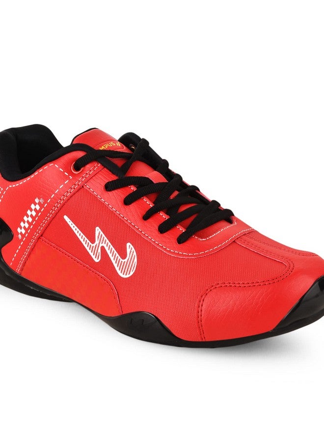 كامبس حذاء رياضي Camp Torque RED/BLK للرجال من Campus - مقاس 7 المملكة المتحدة/الهند 22G-987 - Image 4